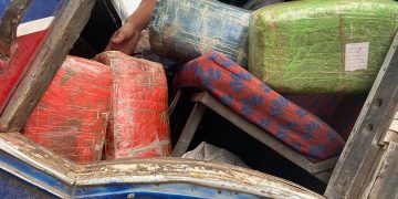 वीरगञ्जमा बेवारिसे अवस्थामा छाडिएको ट्रकबाट २१ किलो गाँजा बरामद